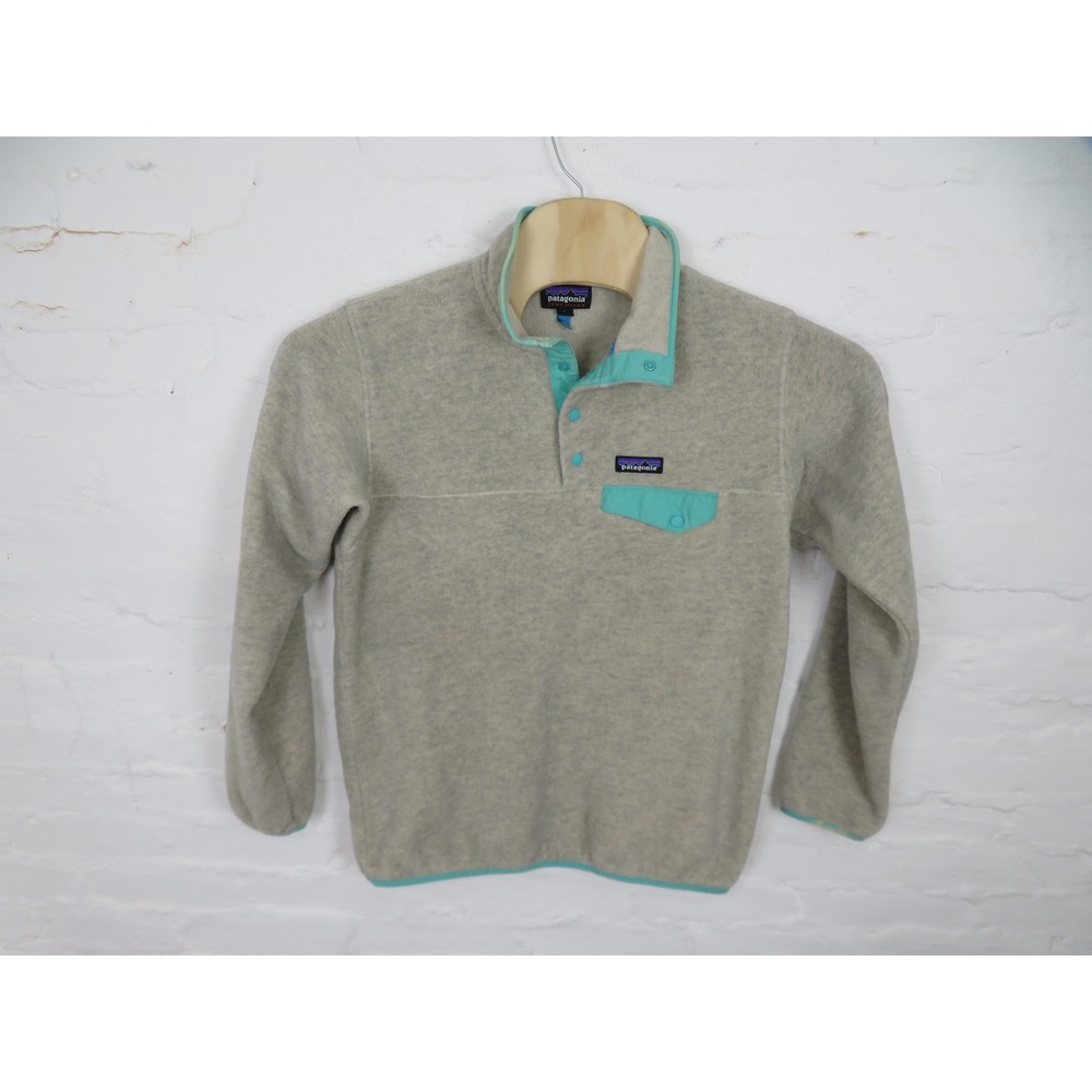 Patagonia Synchilla Snap-T Fleece Womens Large Gray Pullover 25455FA22